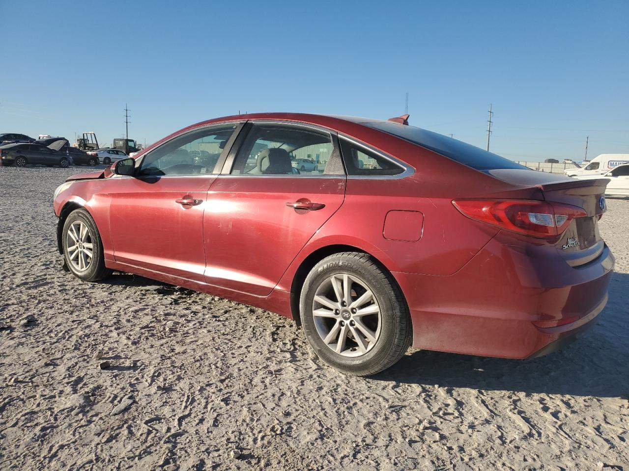 2016 Hyundai Sonata VIN 5NPE24AF0GH343608 Copart auction photo, front end / minor dent/scratches damage thumbnail 2