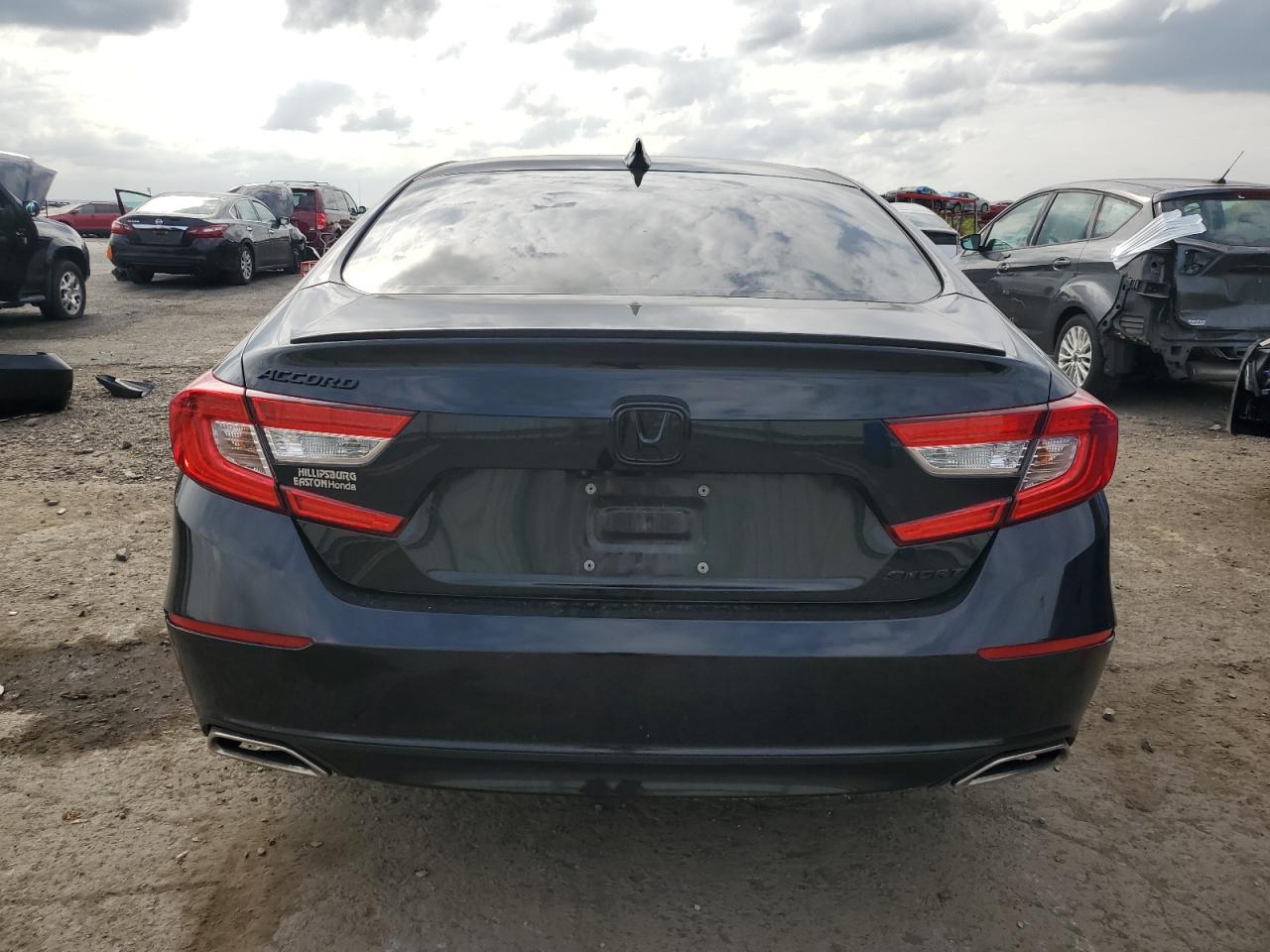2020 Honda Accord VIN 1HGCV1F3XLA156424 Copart auction photo, front end / side damage thumbnail 6