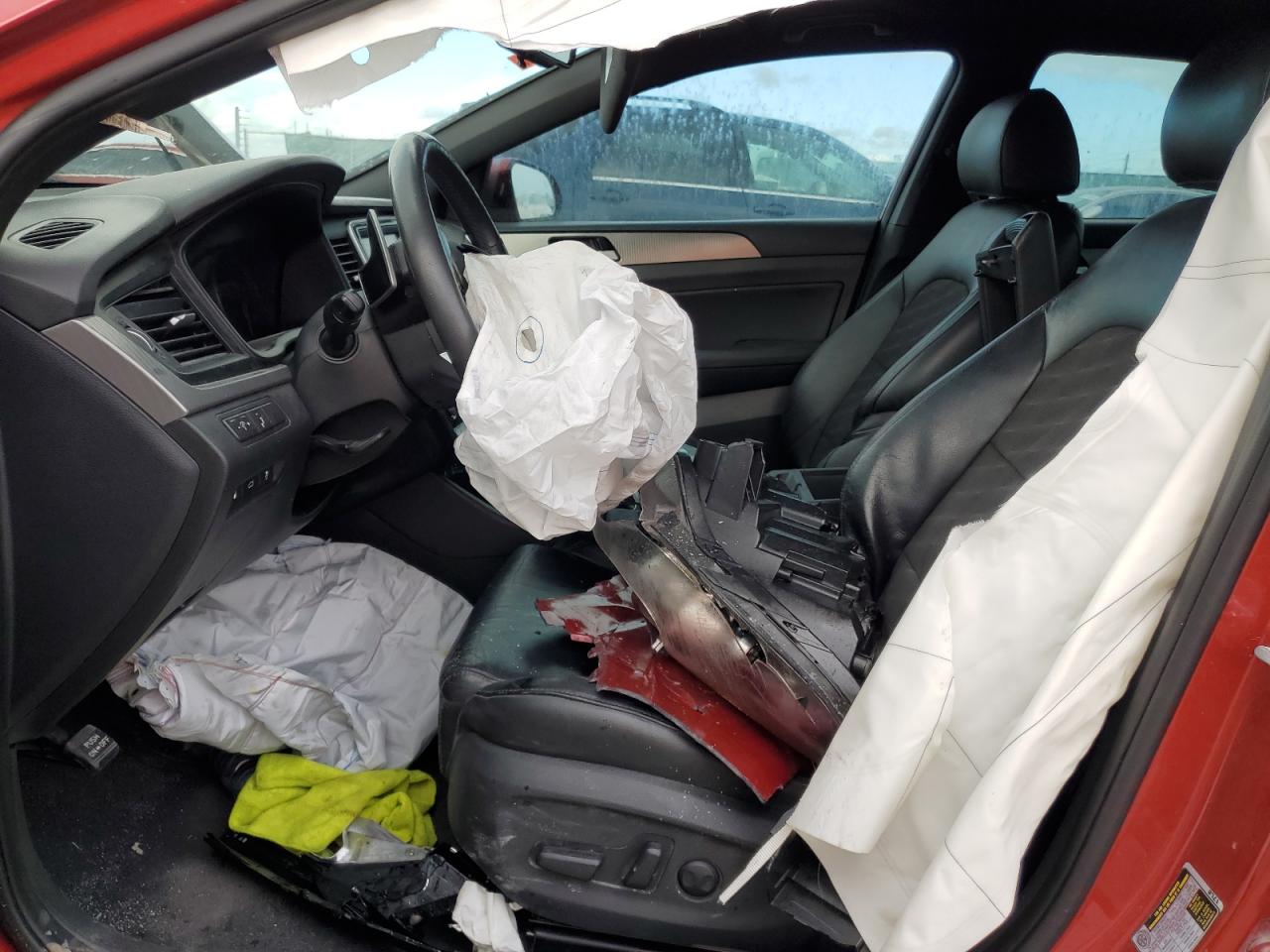 2018 Hyundai Sonata VIN 5NPE34AF8JH707987 Copart auction photo, front end / rear end damage thumbnail 7
