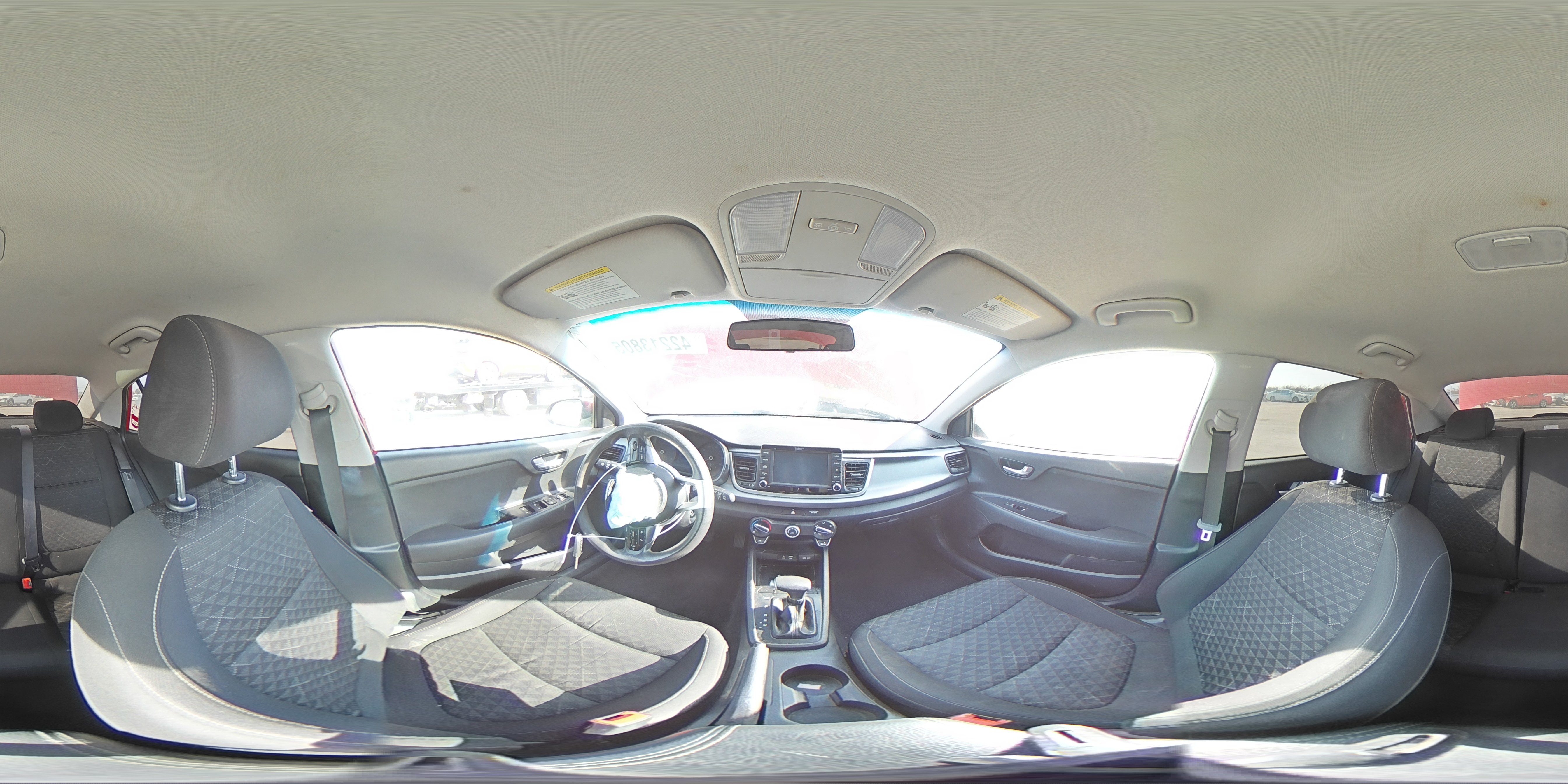 2020 KIA Rio VIN 3KPA24AD5LE295549 Copart auction photo, front end damage thumbnail 13