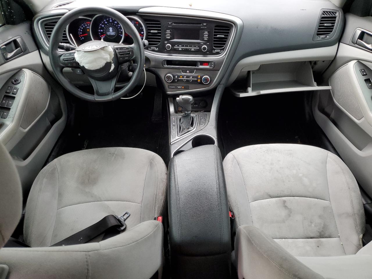 2015 KIA Optima VIN KNAGM4A77F5555249 Copart auction photo, front end / undercarriage damage thumbnail 8