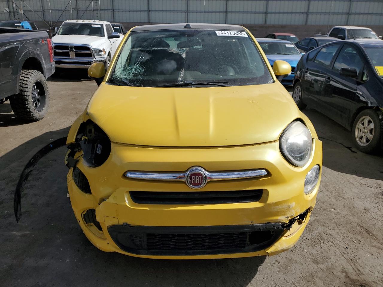 2016 Fiat 500 VIN ZFBCFYBT5GP369734 Copart auction photo, front end damage thumbnail 5