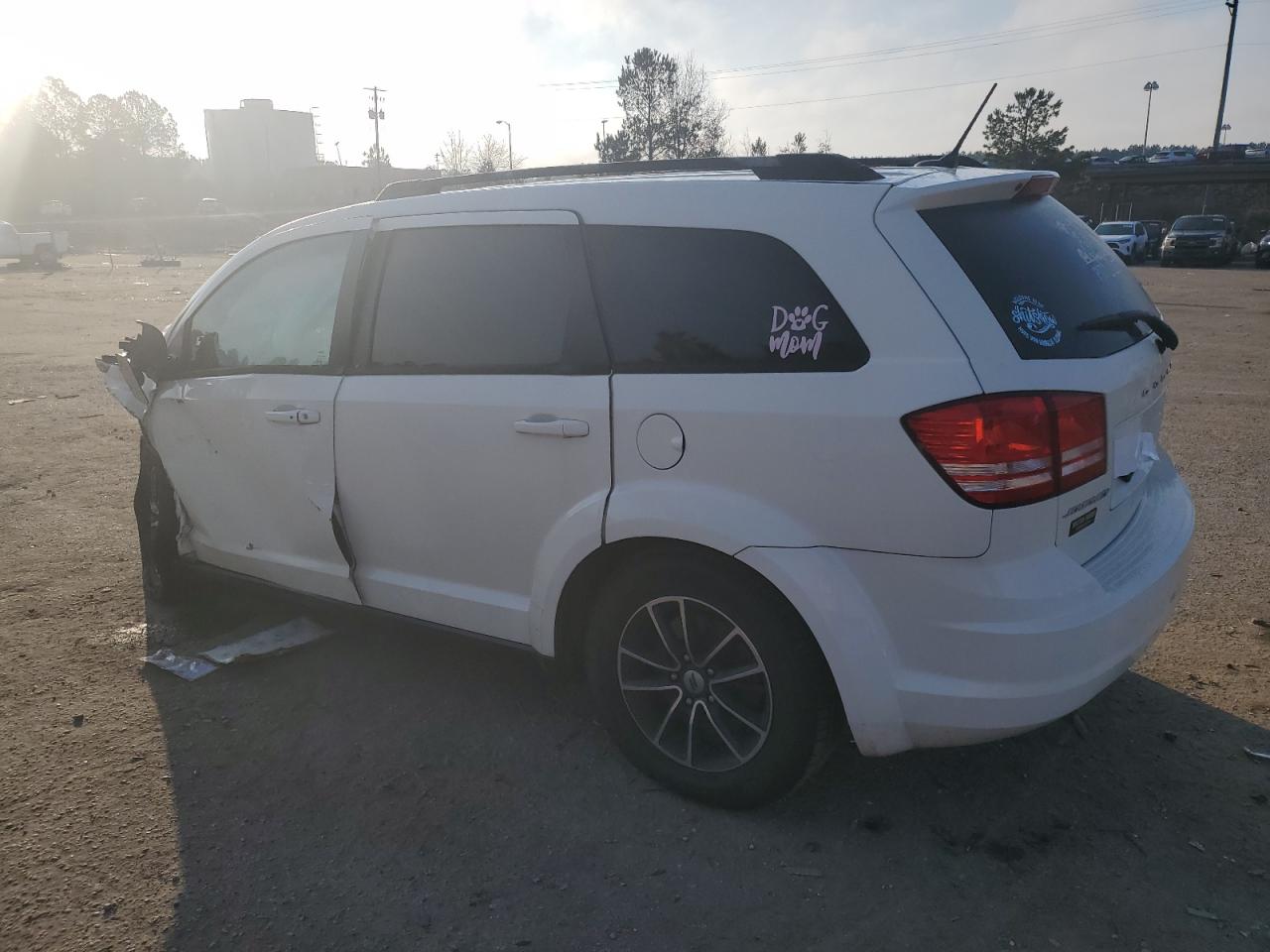 2018 Dodge Journey VIN 3C4PDCAB6JT145214 Copart auction photo, front end / side damage thumbnail 2