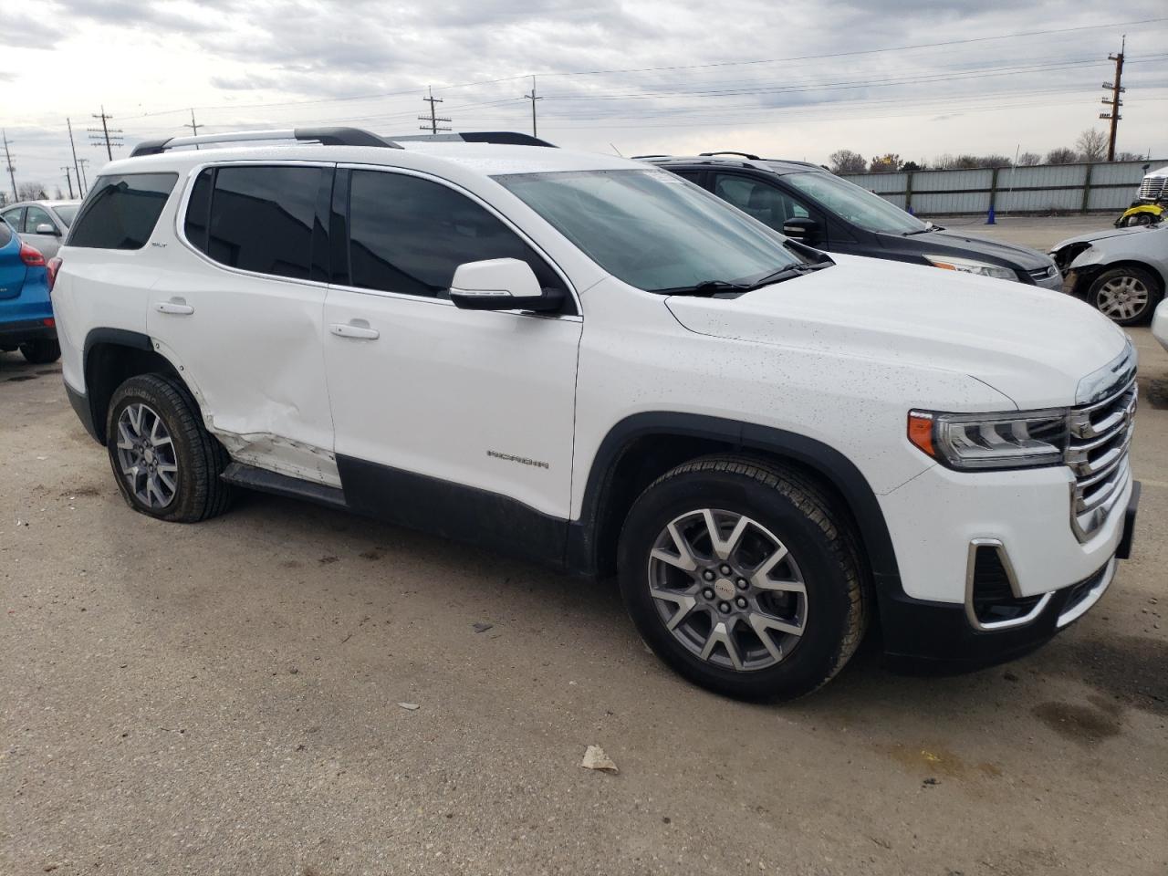 2020 GMC Acadia VIN 1GKKNUL43LZ169207 Copart auction photo, side damage thumbnail 4
