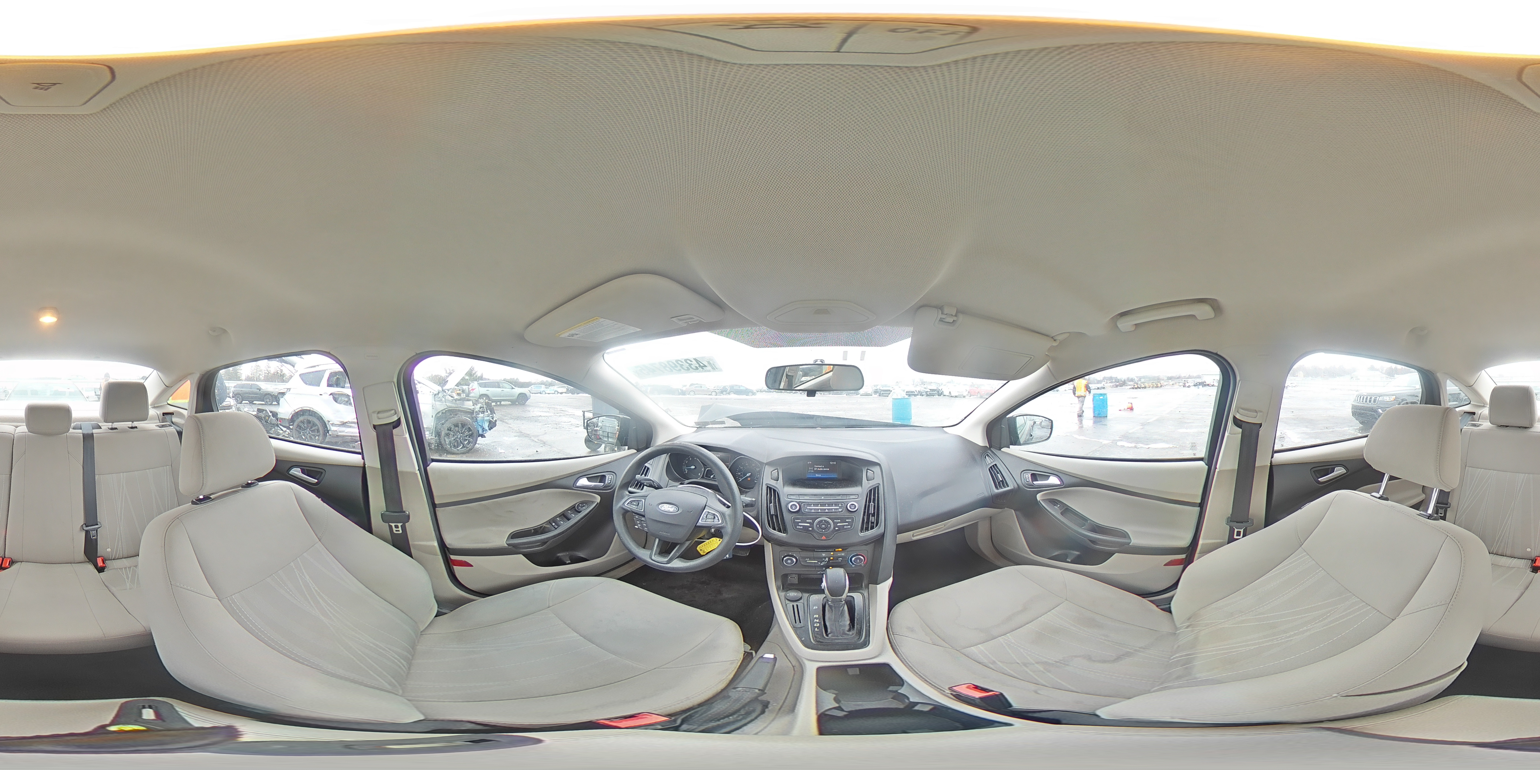 2018 Ford Focus VIN 1FADP3F21JL324779 Copart auction photo, front end / side damage thumbnail 13