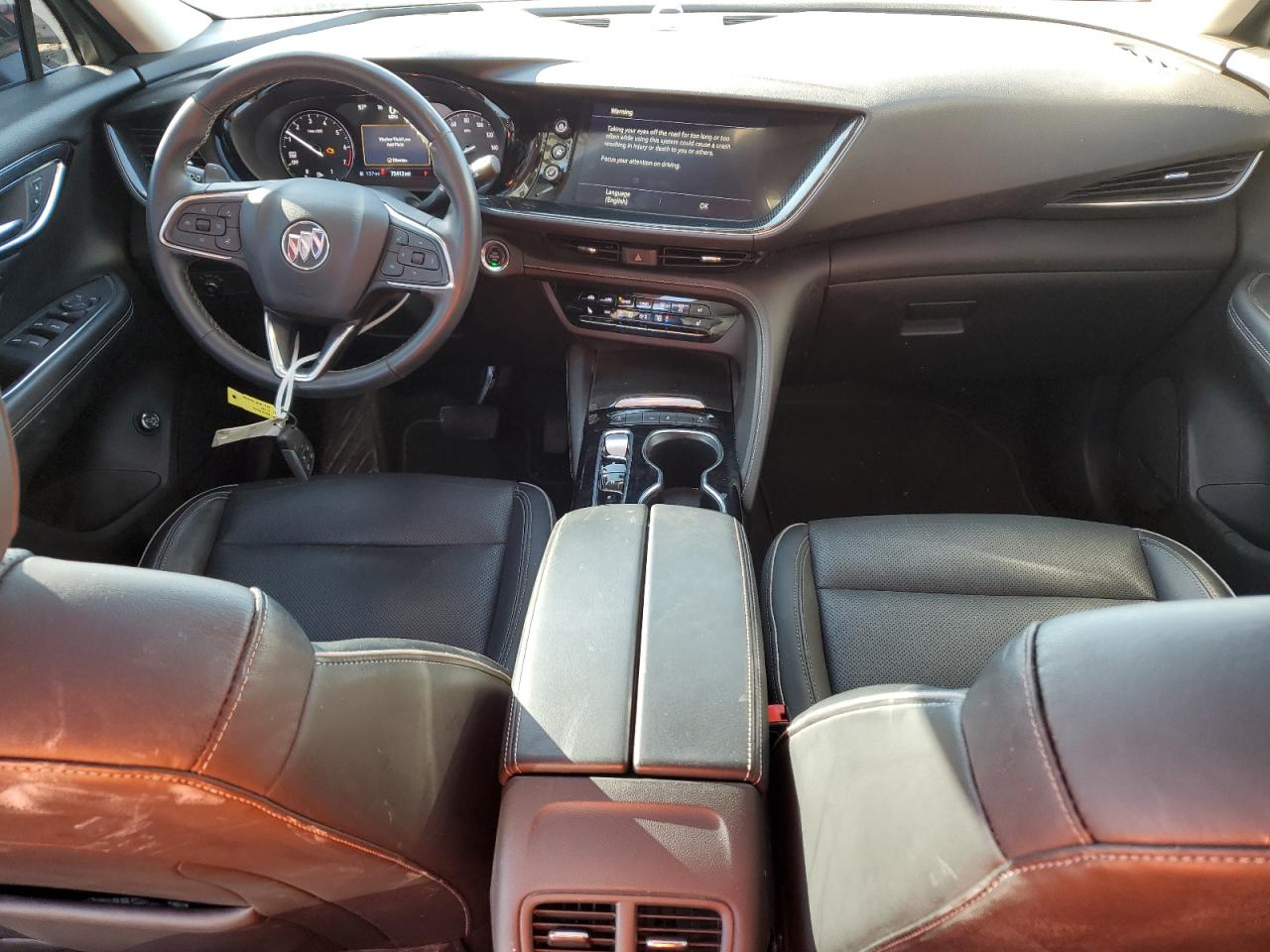 2021 Buick Envision VIN LRBFZNR40MD179107 Copart auction photo, front end damage thumbnail 8