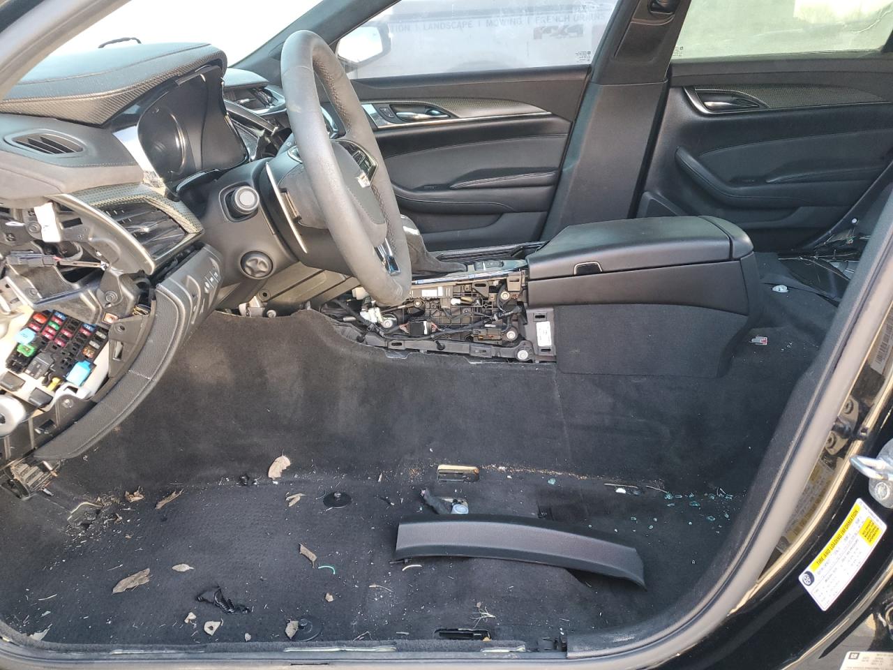 2016 Cadillac CTS VIN 1G6A15S66G0168724 Copart auction photo, vandalism / stripped damage thumbnail 7
