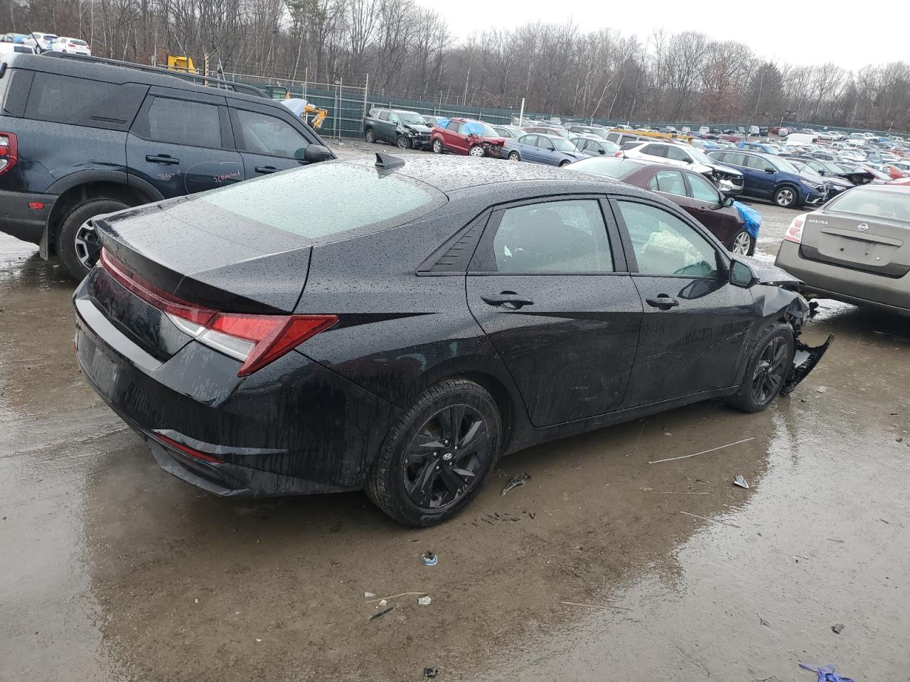 2021 Hyundai Elantra VIN KMHLM4AG6MU162665 Copart auction photo, front end damage thumbnail 3