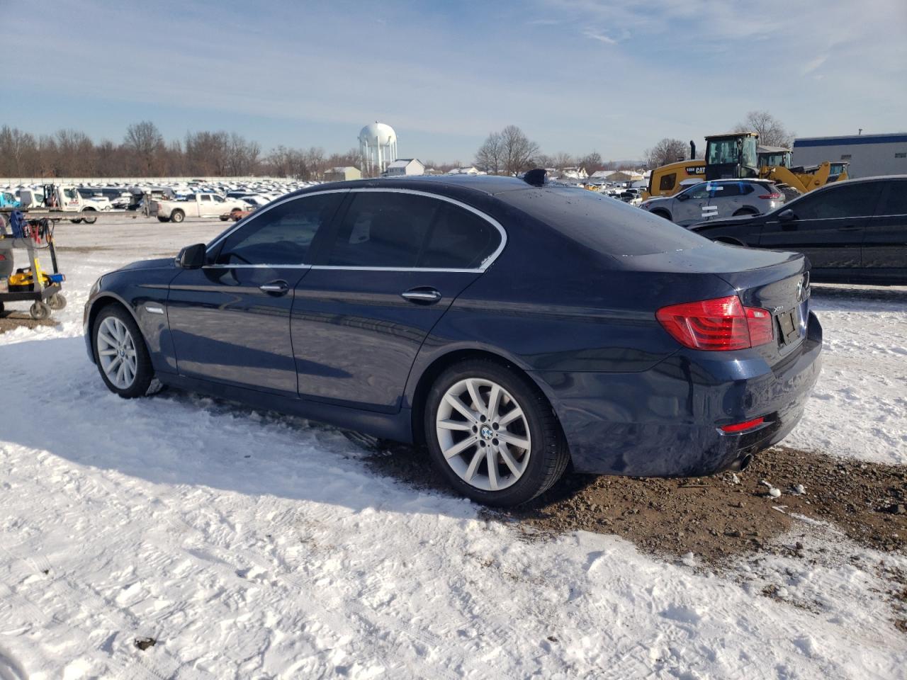 2014 BMW 5er VIN WBA5B3C54ED533572 Copart auction photo, front end damage thumbnail 2