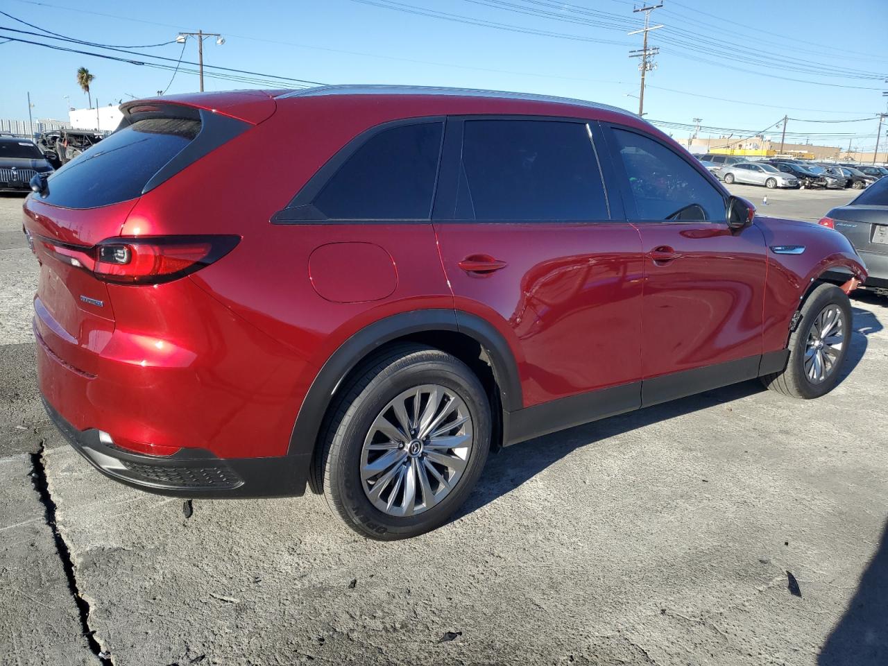 2024 Mazda CX-90 VIN JM3KKBHA5R1156187 Copart auction photo, front end damage thumbnail 3