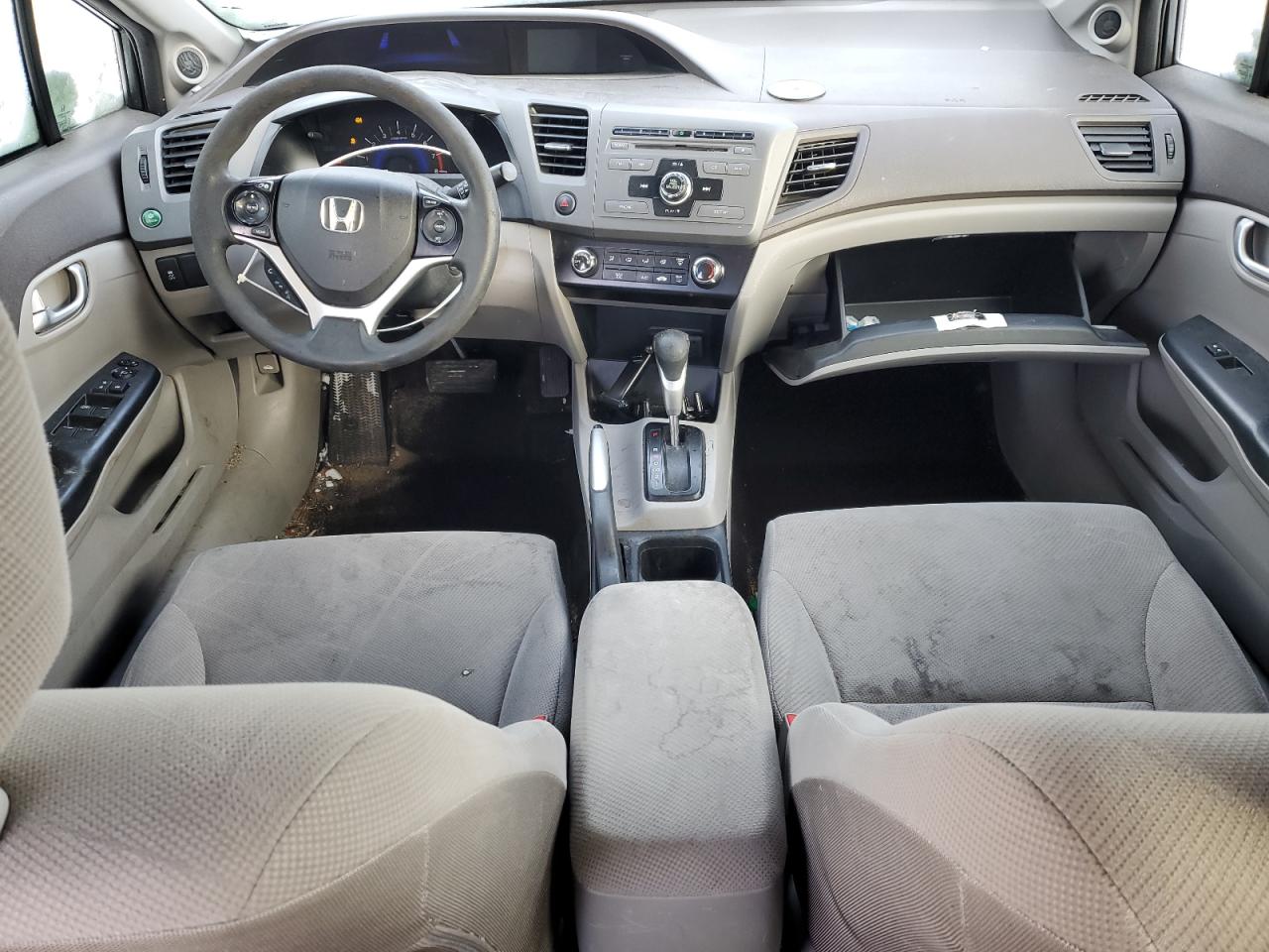 2012 Honda Civic VIN 2HGFB2F8XCH501914 Copart auction photo, front end / side damage thumbnail 8