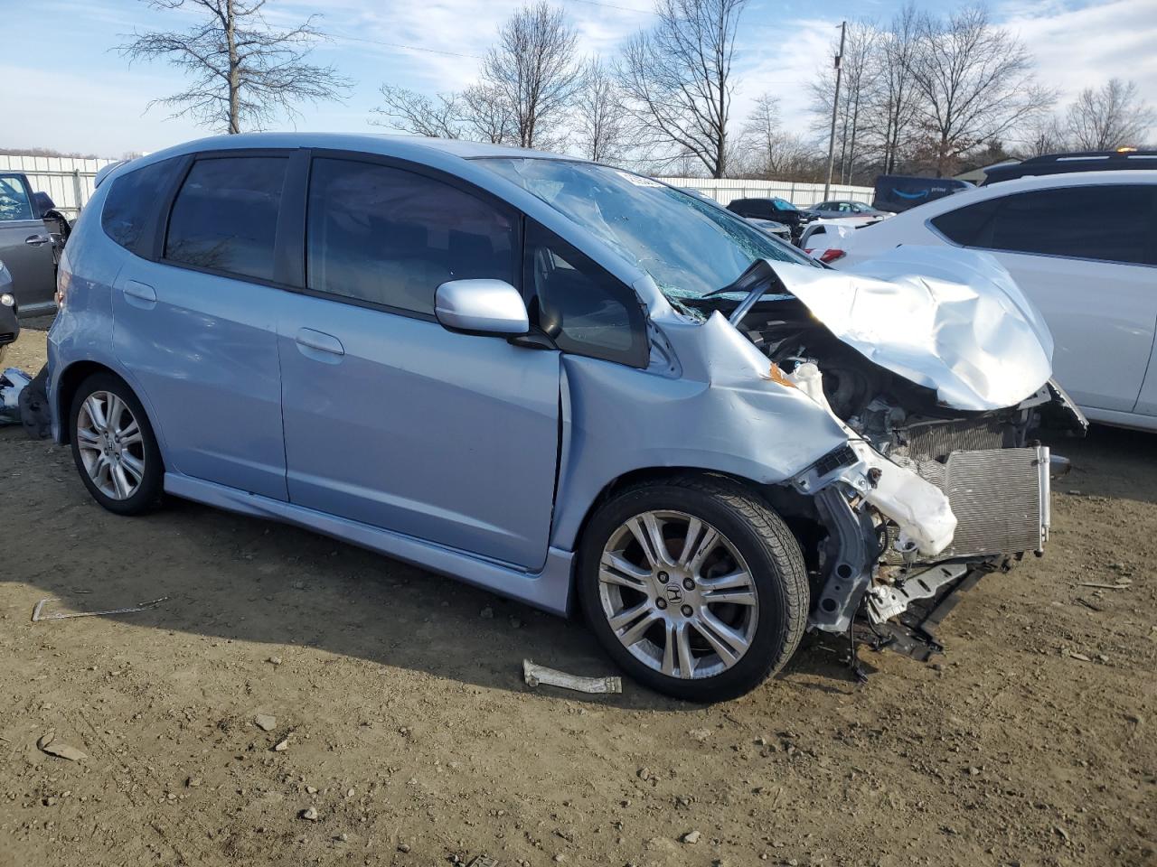 2010 Honda Fit VIN JHMGE8H49AC009851 Copart auction photo, front end damage thumbnail 4