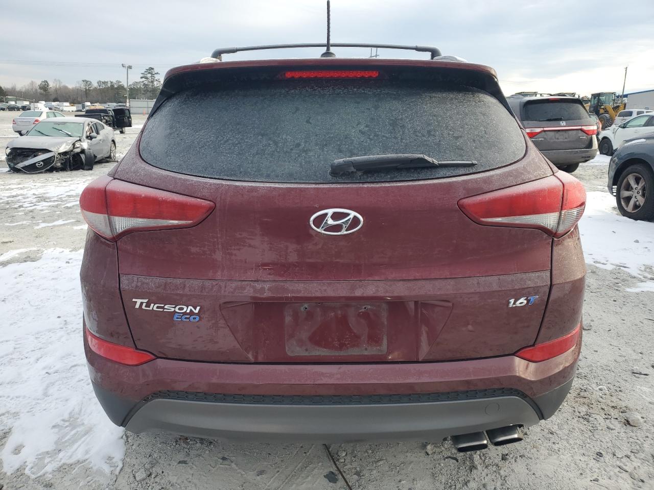 2016 Hyundai Tucson VIN KM8J33A28GU146111 Copart auction photo, mechanical damage thumbnail 6