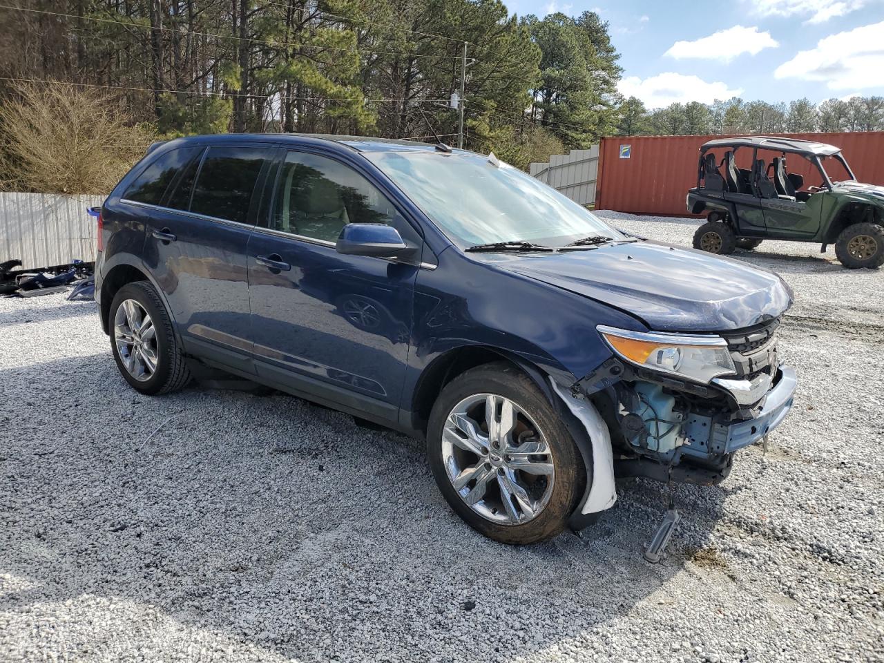 2012 Ford Edge VIN 2FMDK3KC6CBA53384 Copart auction photo, front end / all over damage thumbnail 4