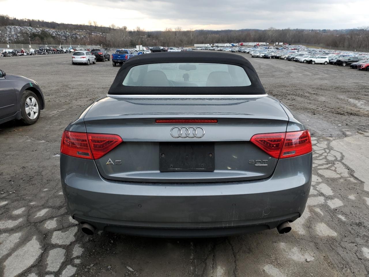 2013 Audi A5 VIN WAUVFAFH2DN016424 Copart auction photo, front end damage thumbnail 6