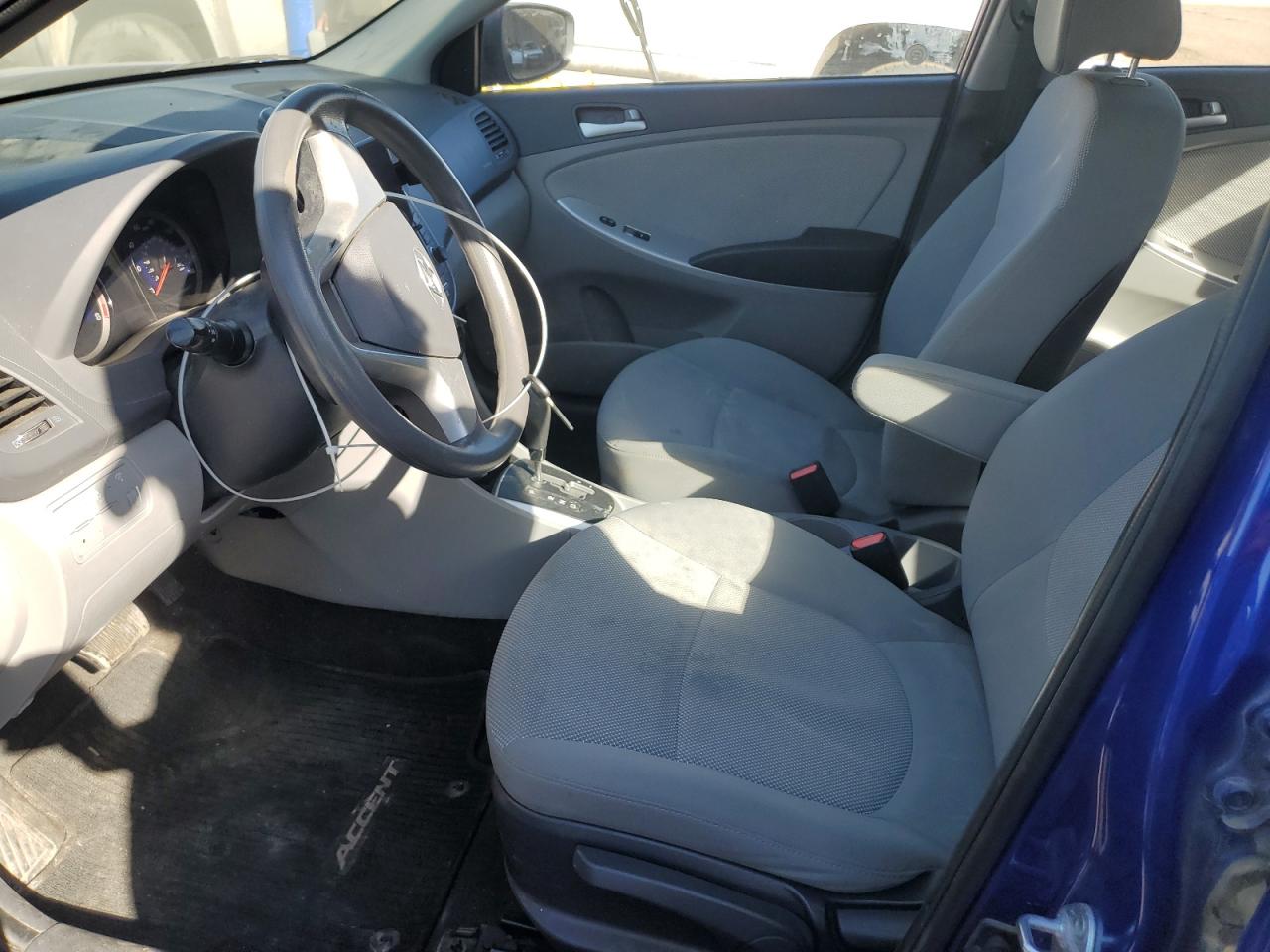 2014 Hyundai Accent VIN KMHCT4AE0EU699745 Copart auction photo, all over damage thumbnail 7