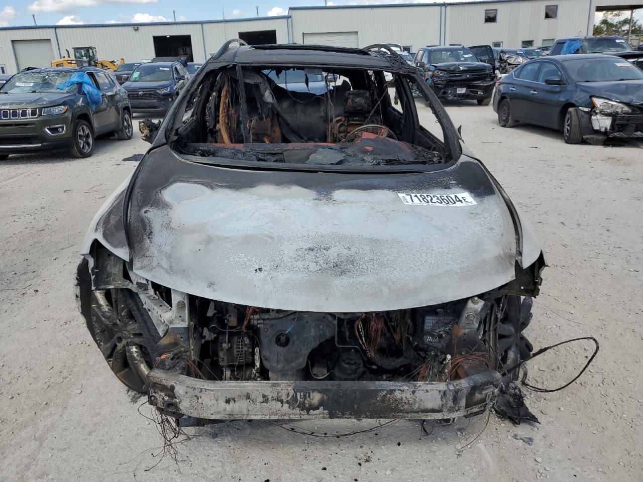 2012 Nissan Murano VIN JN8AZ1MW9CW217633 Copart auction photo, burn / burn - interior damage thumbnail 5