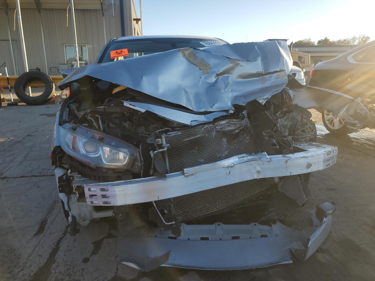 2016 Honda Civic VIN 19XFC2F52GE007081 Copart auction photo, rear end / front end damage thumbnail 5