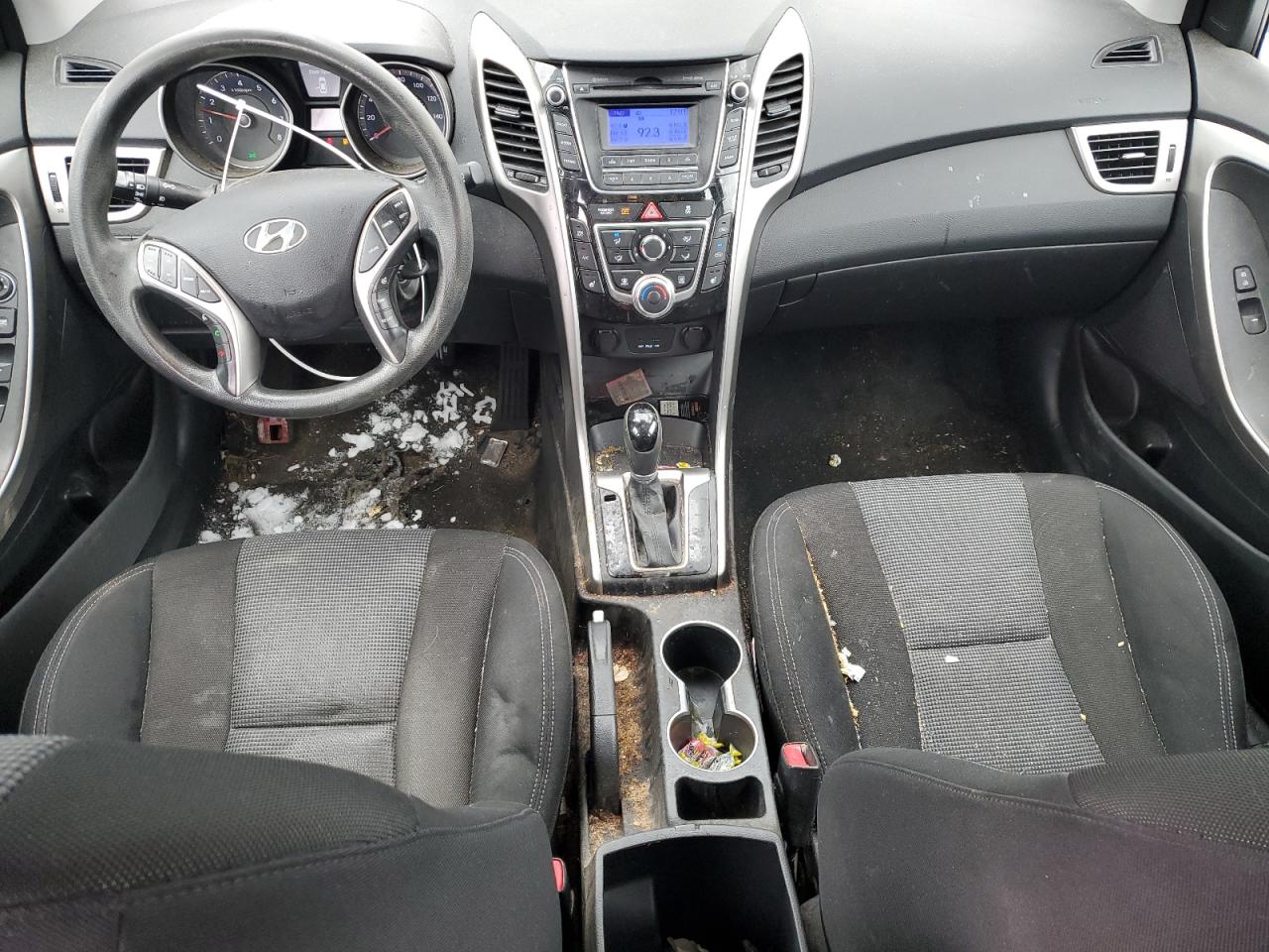 2013 Hyundai Elantra VIN KMHD35LEXDU107032 Copart auction photo, rear end damage thumbnail 8