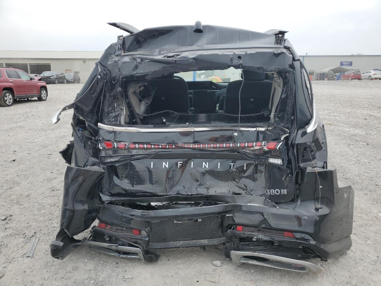2025 Infiniti QX80 VIN JN8AZ3BB4S9400172 Copart auction photo, rear end damage thumbnail 6