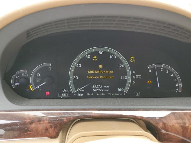 2011 Mercedes-Benz S-klasse VIN WDDNG7BB5BA404150 Copart auction photo, minor dent/scratches / front end damage thumbnail 9