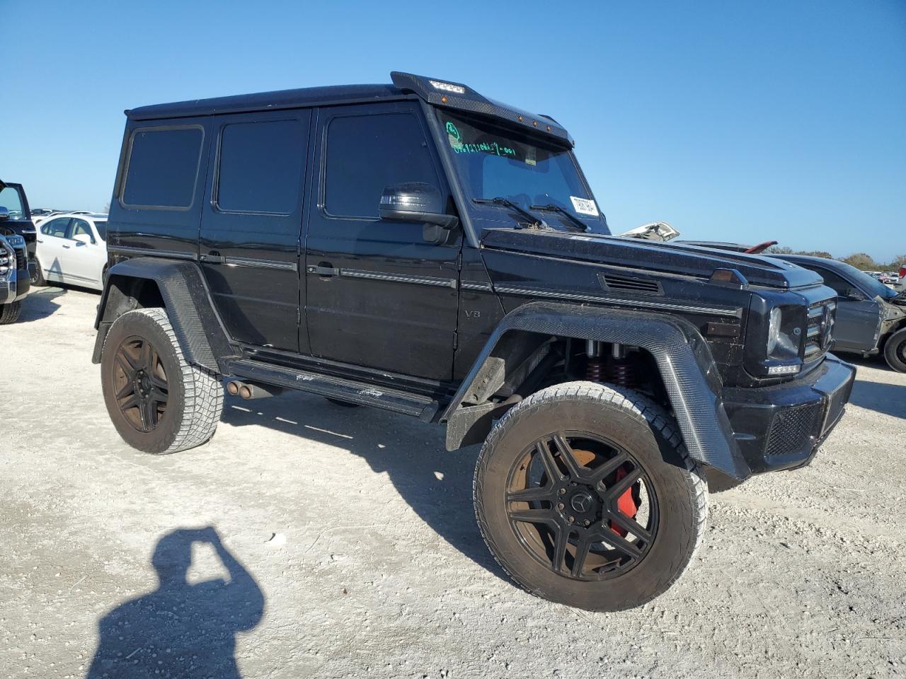 2017 Mercedes-Benz G-klasse VIN WDCYC5FF5HX281468 Copart auction photo, water/flood damage thumbnail 4