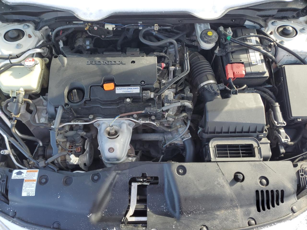 2017 Honda Civic VIN 2HGFC2F54HH013553 Copart auction photo, rear end / side damage thumbnail 11