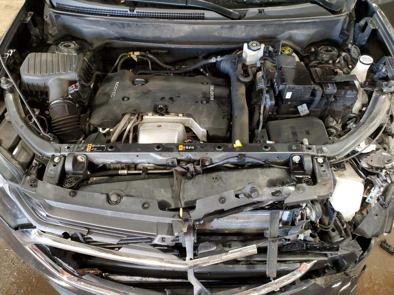 2018 Chevrolet Equinox VIN 2GNAXTEX6J6225661 Copart auction photo, front end / side damage thumbnail 12