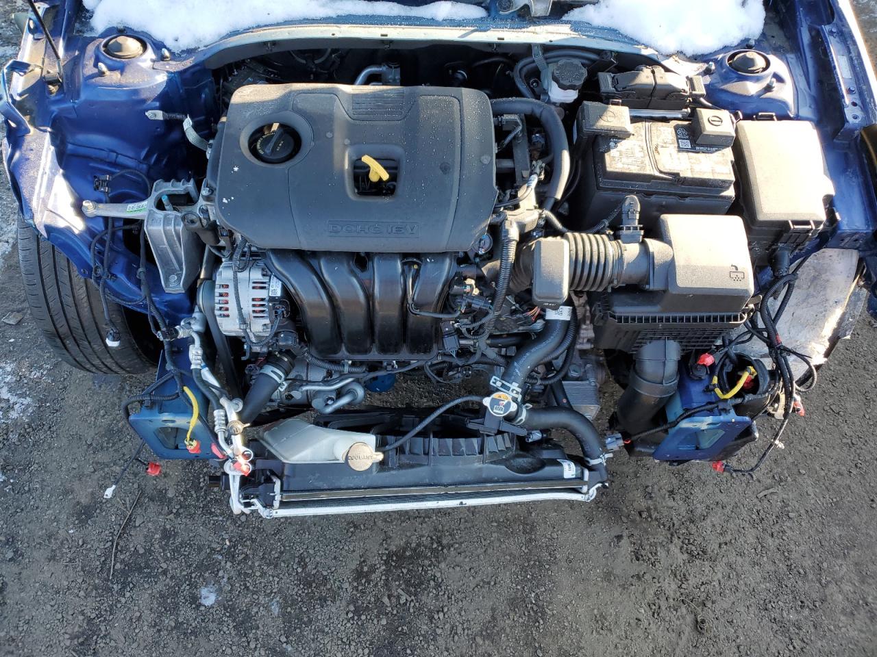 2023 KIA Forte VIN 3KPF24AD5PE662879 Copart auction photo, all over damage thumbnail 11