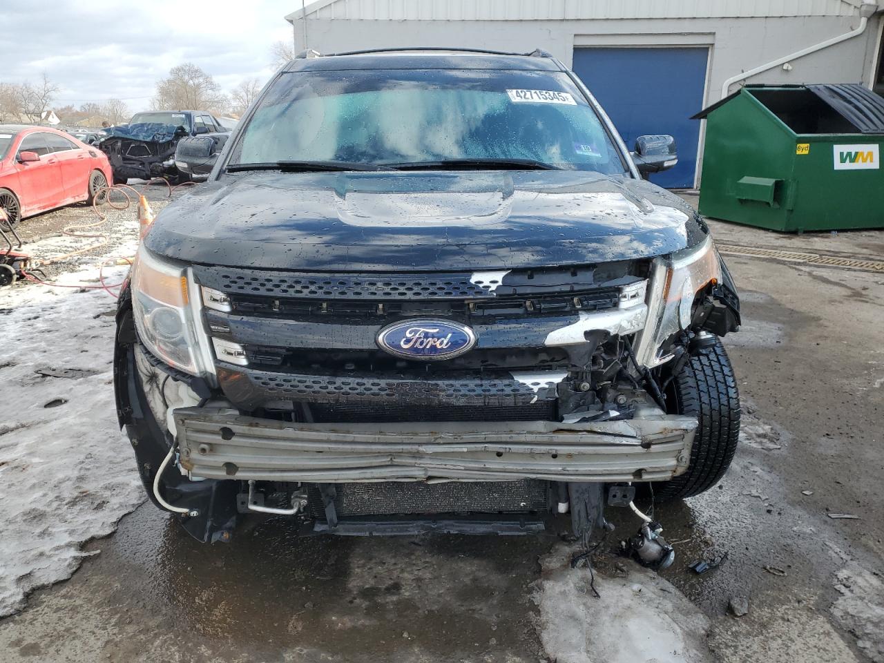 2014 Ford Explorer VIN 1FM5K8D84EGA25654 Copart auction photo, front end damage thumbnail 5