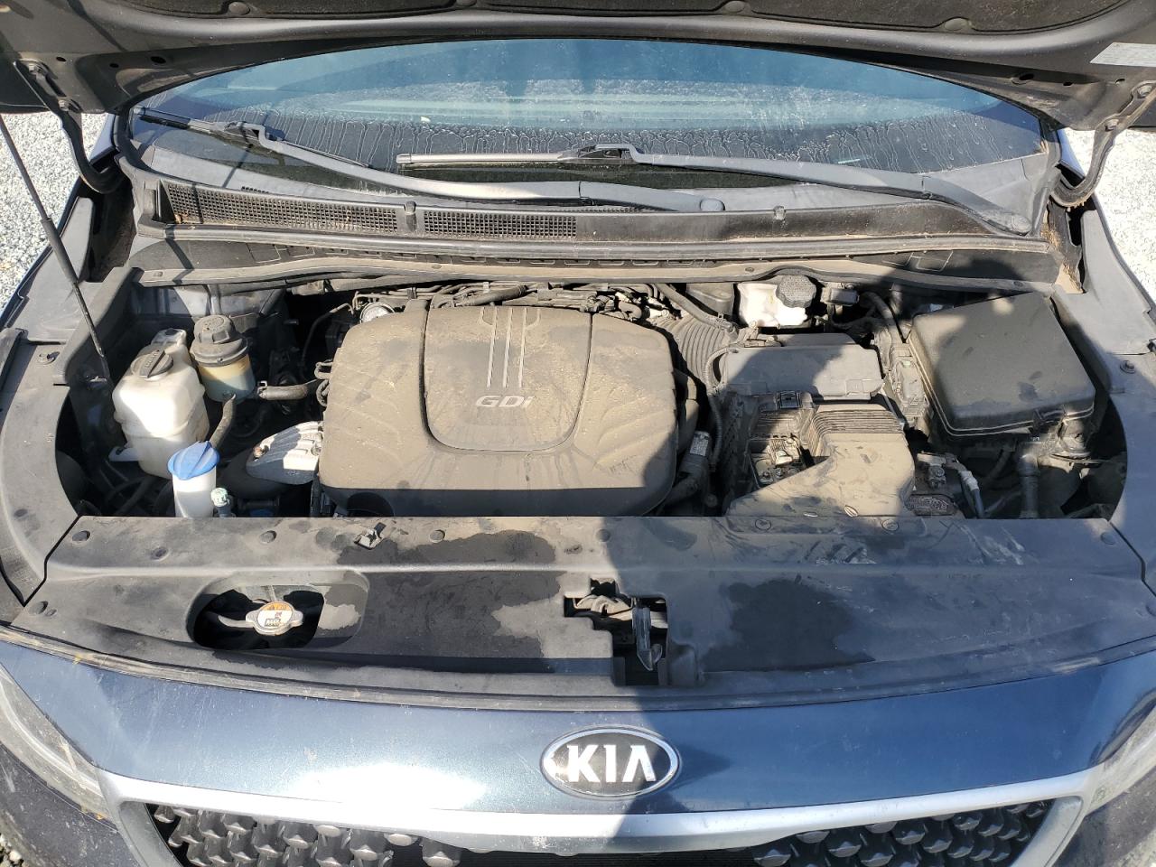 2015 KIA Sedona VIN KNDMB5C11F6043085 Copart auction photo, all over / damage history damage thumbnail 12