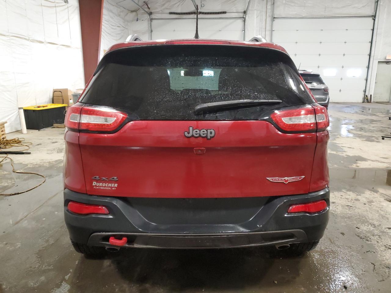 2015 Jeep Cherokee VIN 1C4PJMBS4FW786067 Copart auction photo, front end / rear end damage thumbnail 6