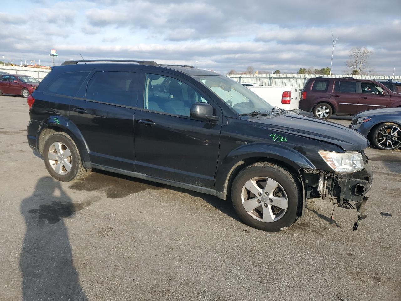 2012 Dodge Journey VIN 3C4PDCBB1CT369038 Copart auction photo, front end damage thumbnail 4