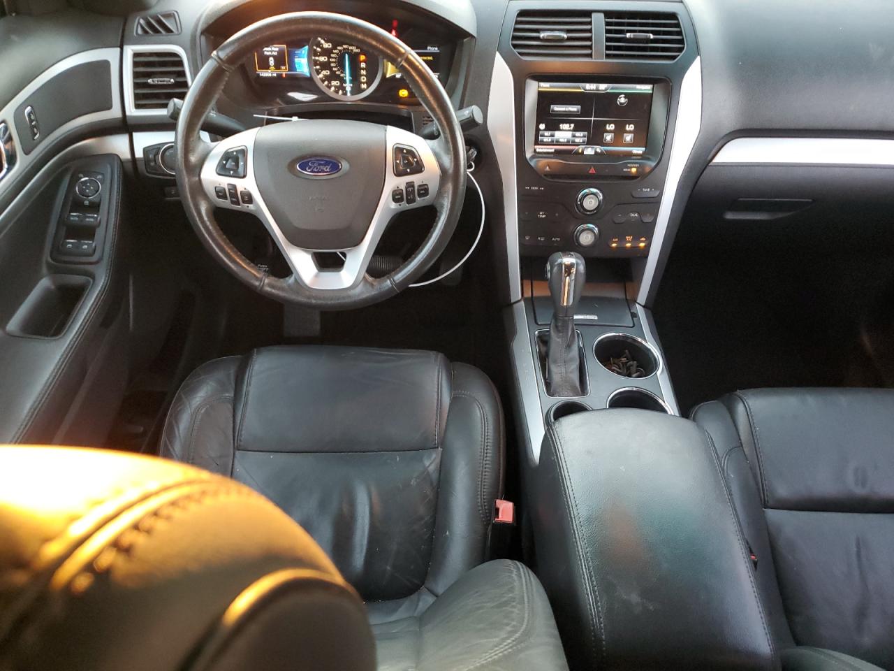 2014 Ford Explorer VIN 1FM5K7D85EGA98834 Copart auction photo, front end / rear end damage thumbnail 8