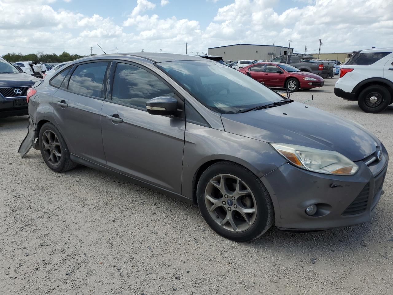 2014 Ford Focus VIN 1FADP3F28EL440485 Copart auction photo, rear end damage thumbnail 4