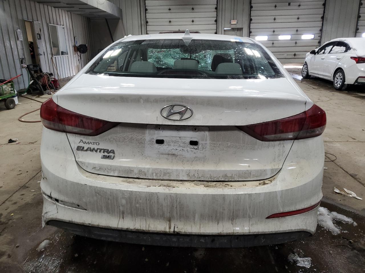 2017 Hyundai Elantra VIN 5NPD74LF1HH163131 Copart auction photo, vandalism / all over damage thumbnail 6