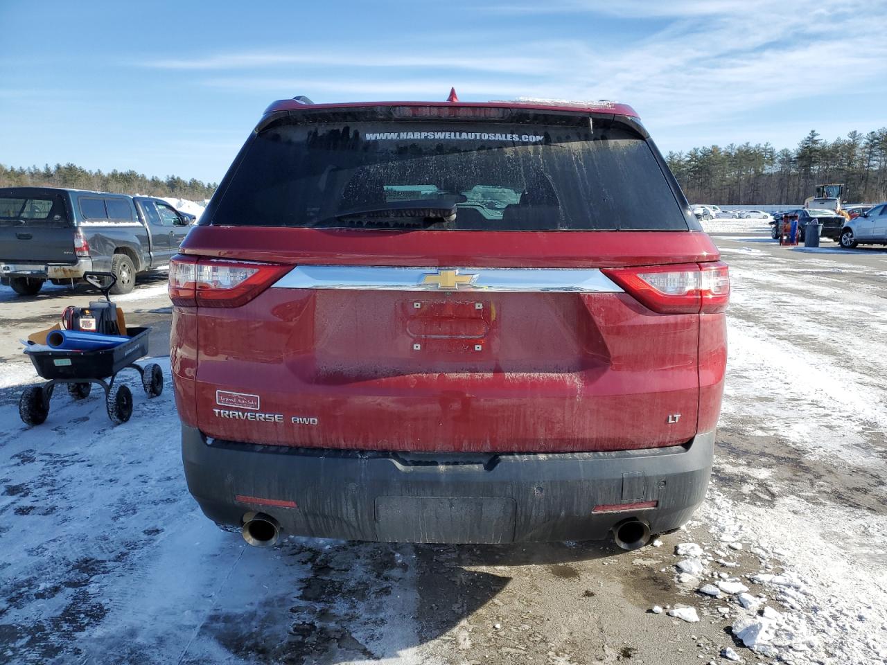 2019 Chevrolet Traverse VIN 1GNEVGKW0KJ142645 Copart auction photo, undercarriage / side damage thumbnail 6