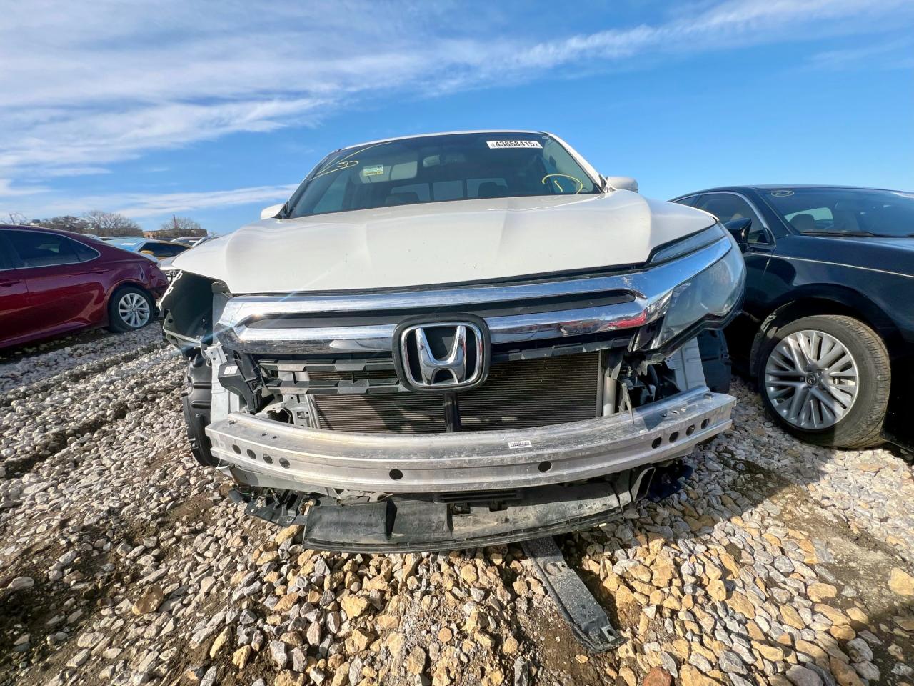 2019 Honda Ridgeline VIN 5FPYK3F6XKB022111 Copart auction photo, front end damage thumbnail 5