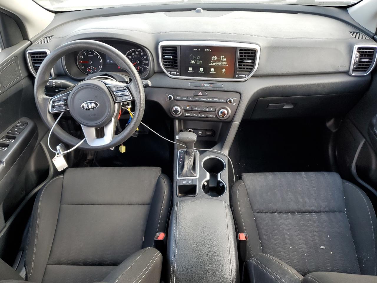 2021 KIA Sportage VIN KNDPM3AC2M7900215 Copart auction photo, front end / vandalism damage thumbnail 8