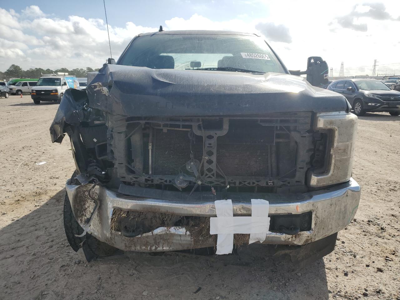 2019 Ford F250 VIN 1FT7W2B6XKEF64495 Copart auction photo, front end / side damage thumbnail 5