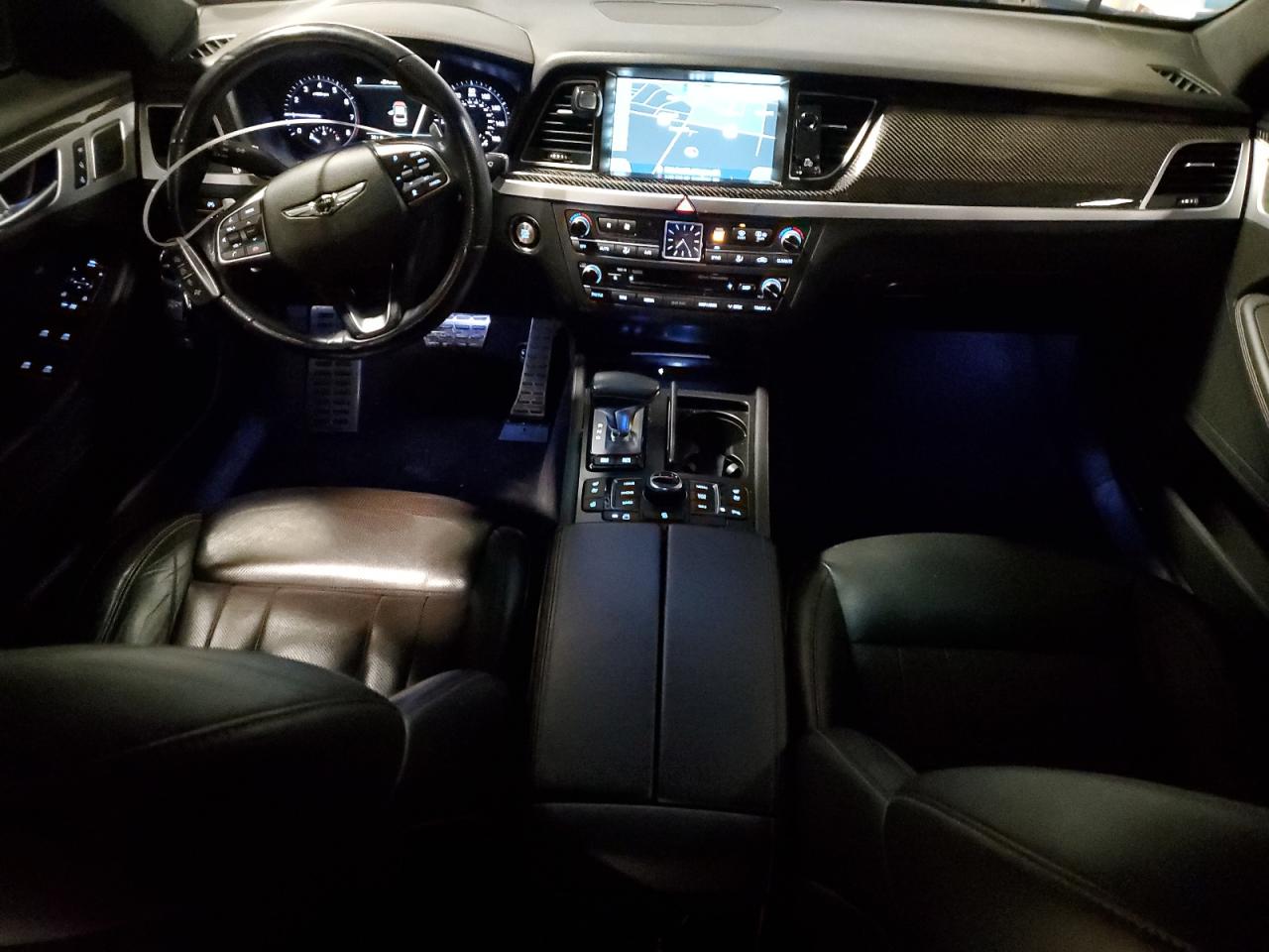2018 Genesis G80 VIN KMHGN4JB1JU269301 Copart auction photo, side damage thumbnail 8