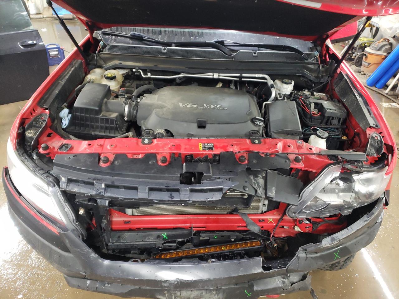 2019 Chevrolet Colorado VIN 1GCGTEEN8K1135957 Copart auction photo, front end / side damage thumbnail 11