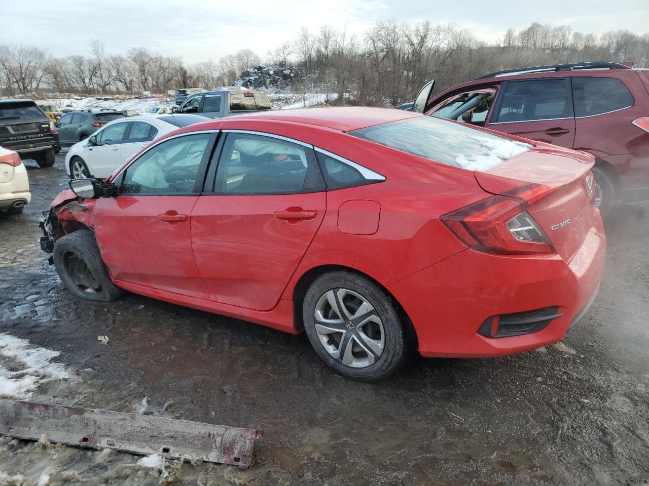 2018 Honda Civic VIN 2HGFC2F51JH519301 Copart auction photo, front end damage thumbnail 2