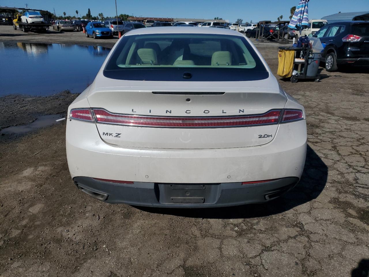2013 Lincoln MKZ VIN 3LN6L2LU5DR811998 Copart auction photo, front end / undercarriage damage thumbnail 6