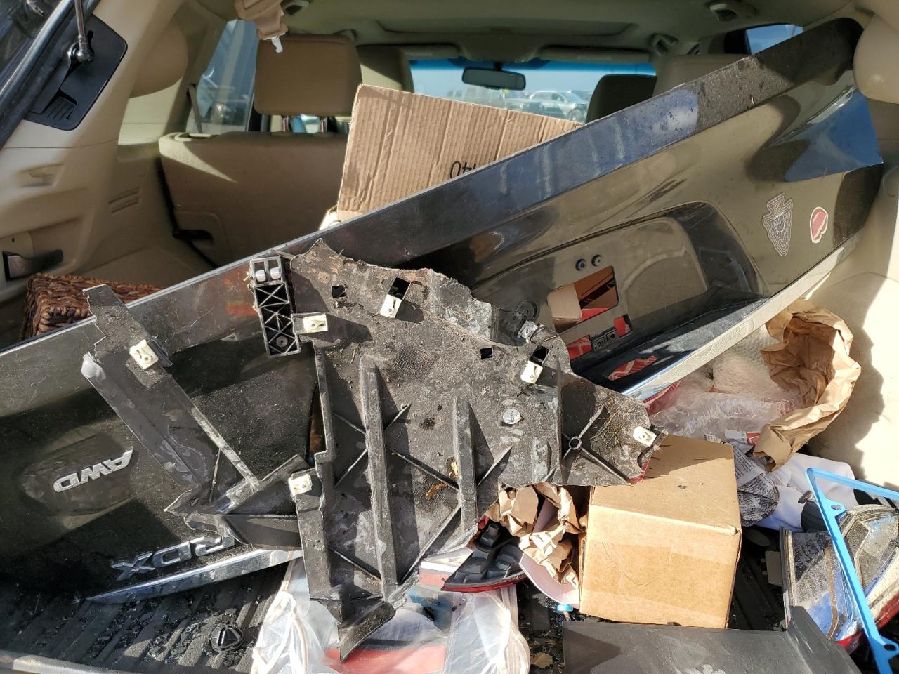 2014 Acura RDX VIN 5J8TB4H51EL015418 Copart auction photo, rear end damage thumbnail 14