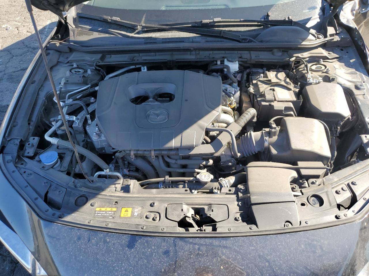 2023 Mazda 3 VIN 3MZBPABM7PM368402 Copart auction photo, side / front end damage thumbnail 12