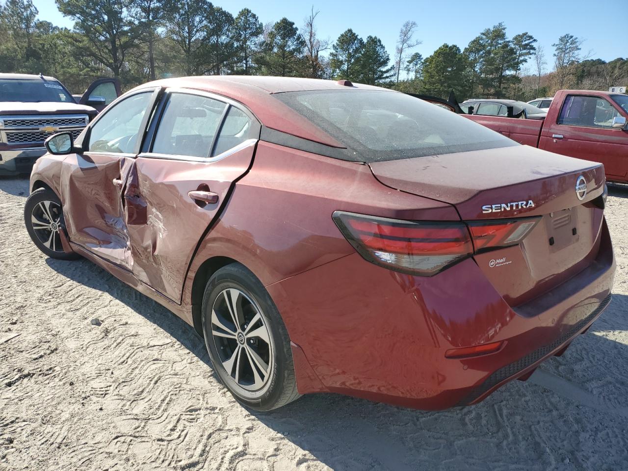 2021 Nissan Sentra VIN 3N1AB8CV0MY268792 Copart auction photo, side / minor dent/scratches damage thumbnail 2