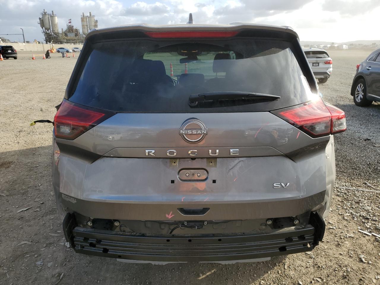 2023 Nissan Rogue VIN JN8BT3BA7PW002508 Copart auction photo, rear end / front end damage thumbnail 6