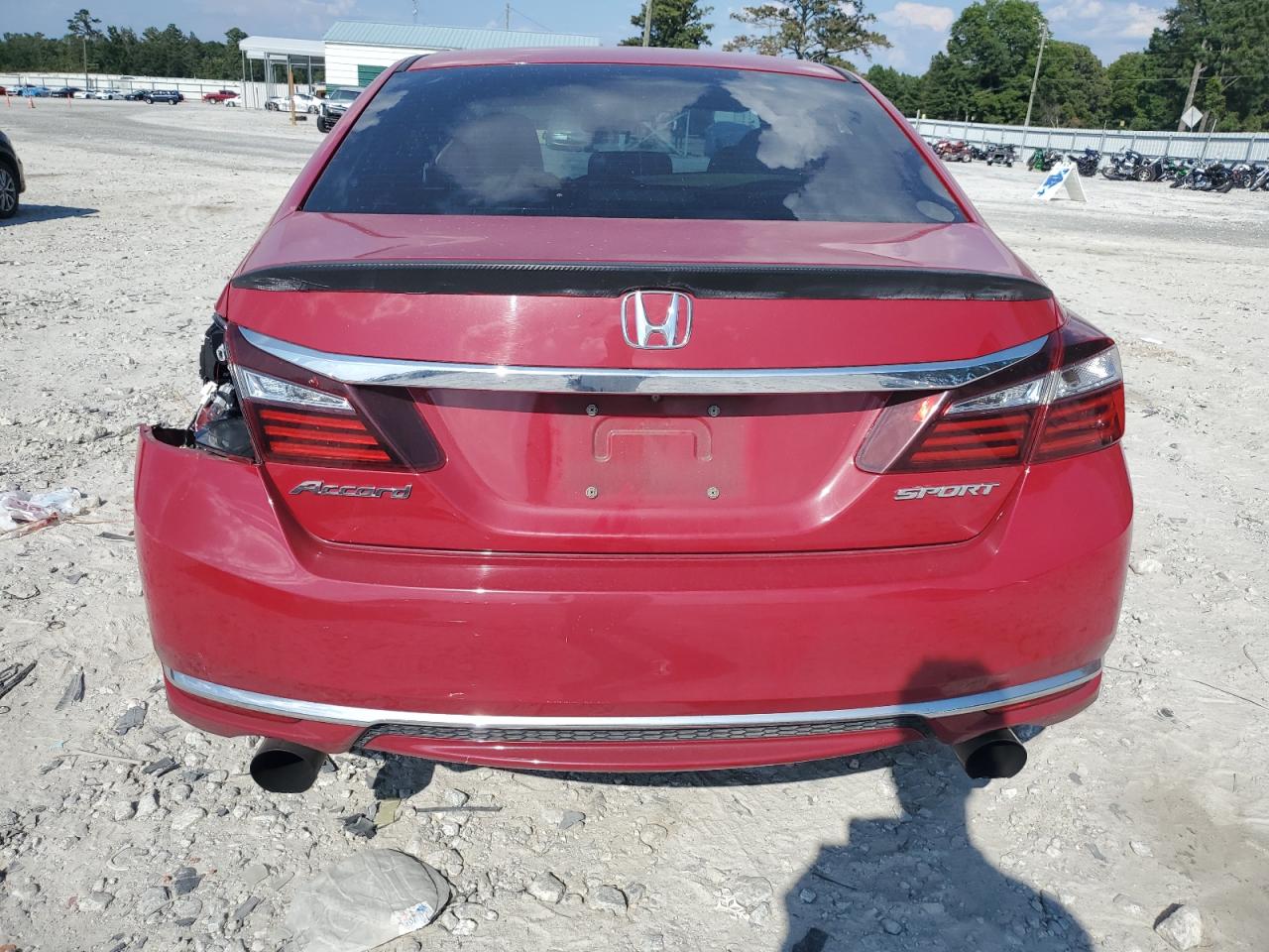2016 Honda Accord VIN 1HGCR2F64GA099180 Copart auction photo, all over damage thumbnail 6