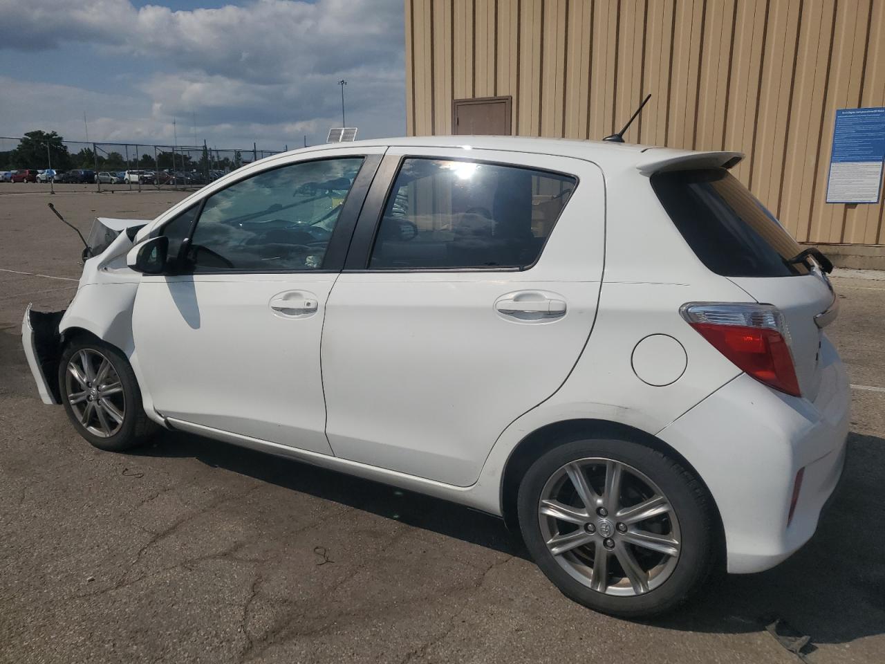 2012 Toyota Yaris VIN JTDKTUD39CD514115 Copart auction photo, front end damage thumbnail 2